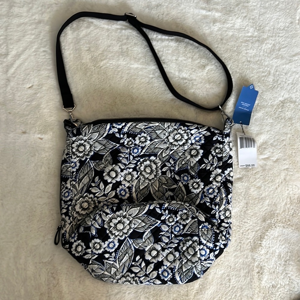 Carson Hobo Bag Snow Lotus Vera Bradley